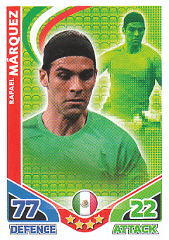 Rafael Marquez Mexico 2010 World Cup Match Attax #165
